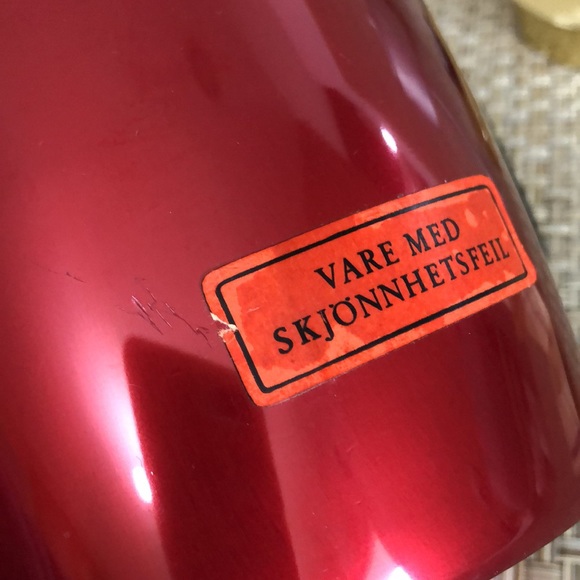 Red Aluminum IL-O-VAN Anodised Coffee Pot-New Old Stock - Picture 11 of 16